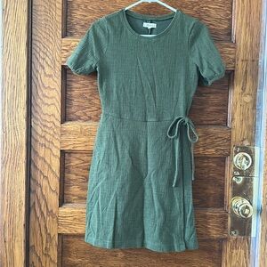 Madewell faux wrap Mini Dress